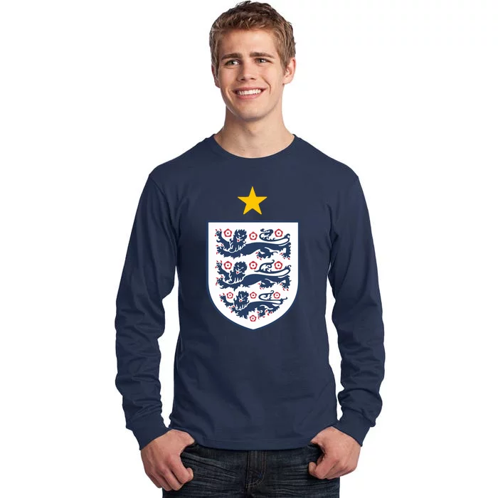 Cool One Star England Flag Tall Long Sleeve T-Shirt