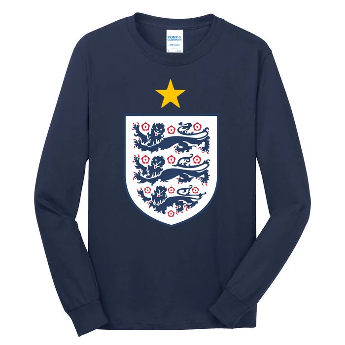 Cool One Star England Flag Tall Long Sleeve T-Shirt