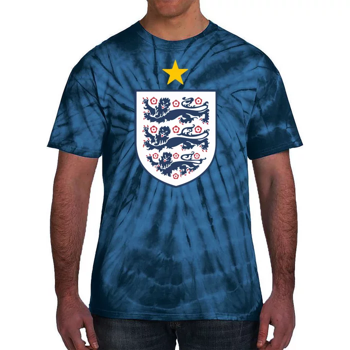 Cool One Star England Flag Tie-Dye T-Shirt