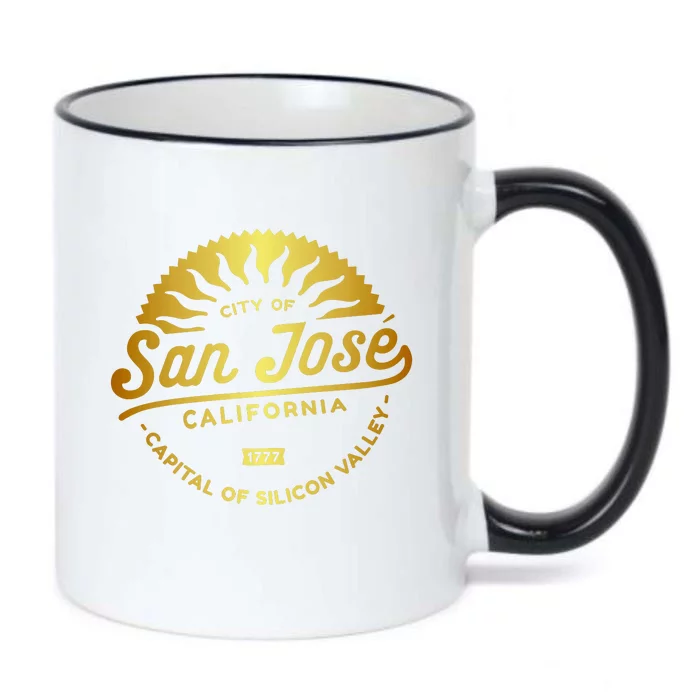 City Of San Jose California 1777 Capital Of Silicon Valley Black Color Changing Mug