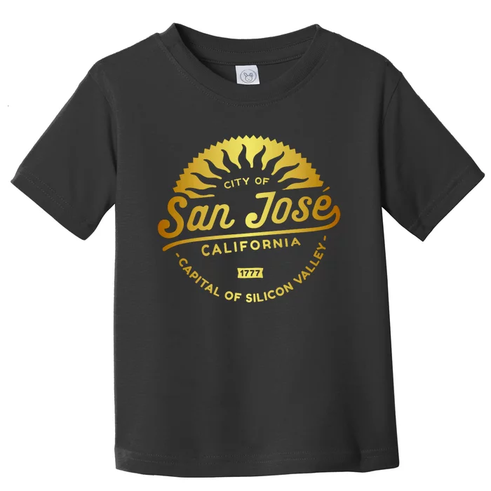 City Of San Jose California 1777 Capital Of Silicon Valley Toddler T-Shirt