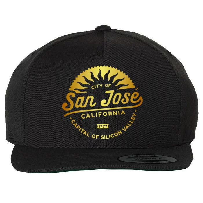 City Of San Jose California 1777 Capital Of Silicon Valley Wool Snapback Cap