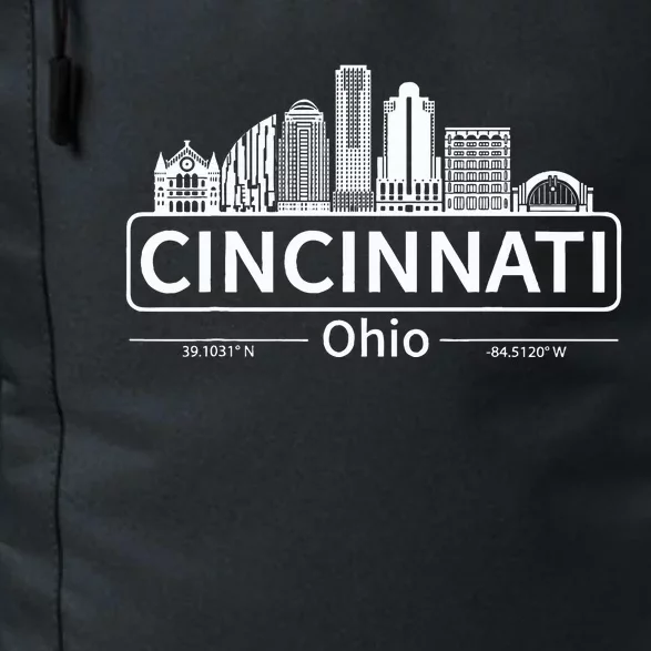 Cincinnati Ohio Skyline Travel To Cincinnati Daily Commute Backpack