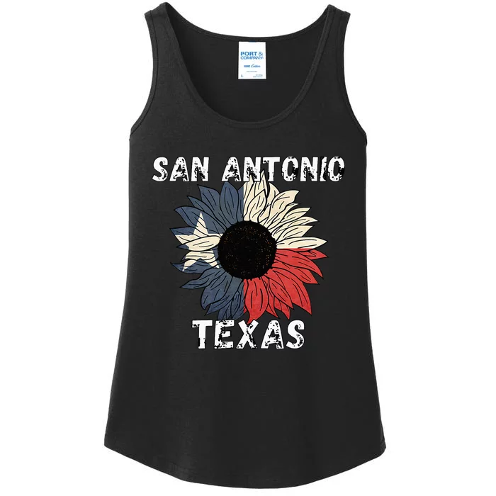 City Of San Antonio Apparel Souvenirs Ladies Essential Tank