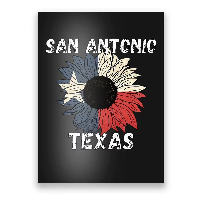 City Of San Antonio Apparel Souvenirs Poster