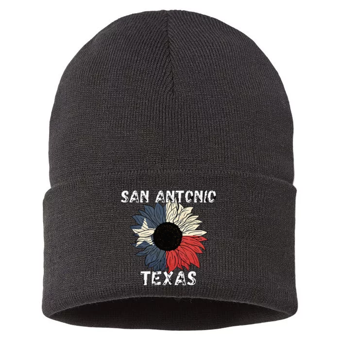 City Of San Antonio Apparel Souvenirs Sustainable Knit Beanie