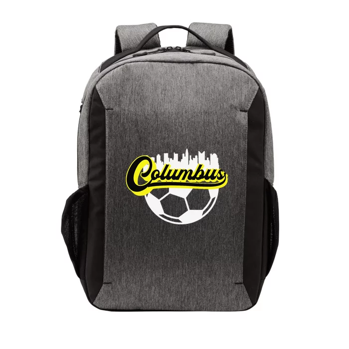 Columbus Ohio Soccer Apparel City Skyline Futbol Vector Backpack