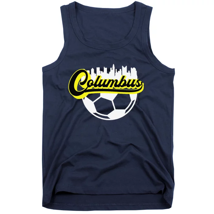 Columbus Ohio Soccer Apparel City Skyline Futbol Tank Top