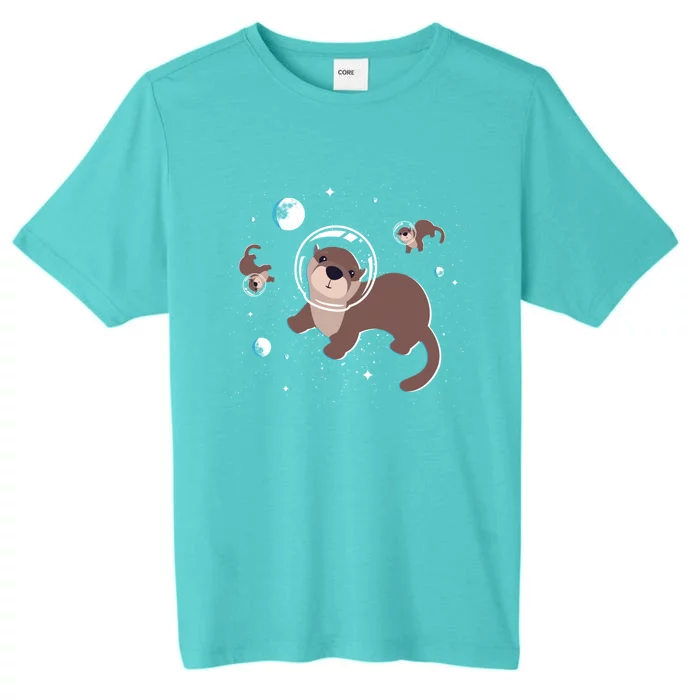 Cool Otter Space Gift ChromaSoft Performance T-Shirt