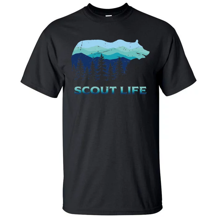 Camping Outdoor Scouting Hiking Scout Life Tall T-Shirt