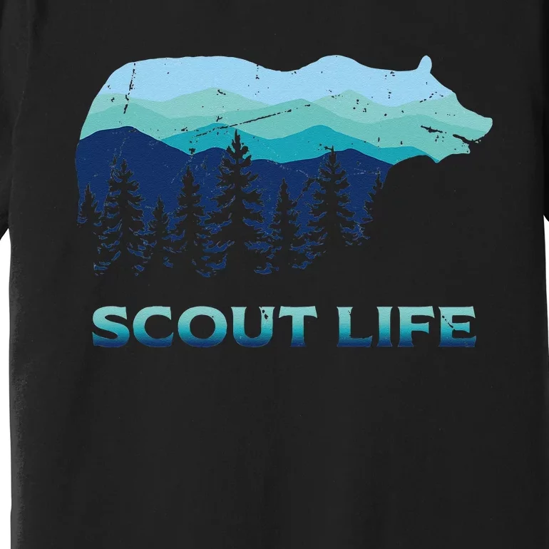 Camping Outdoor Scouting Hiking Scout Life Premium T-Shirt