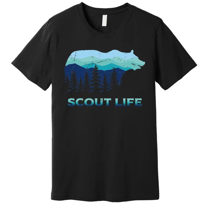 Camping Outdoor Scouting Hiking Scout Life Premium T-Shirt