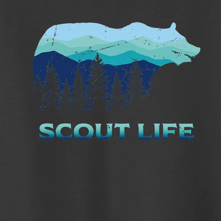 Camping Outdoor Scouting Hiking Scout Life Toddler T-Shirt