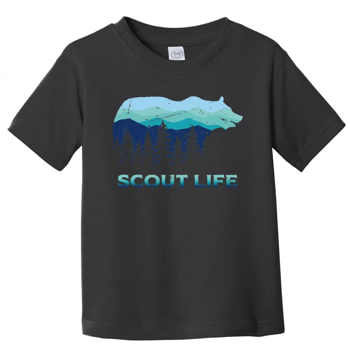 Camping Outdoor Scouting Hiking Scout Life Toddler T-Shirt