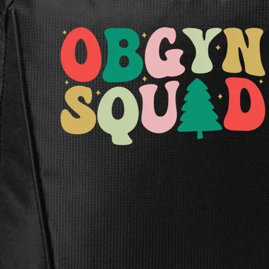 Christmas Obgyn Squad Obstetrician Gynecologist Obgyn Nurse Gift City Backpack