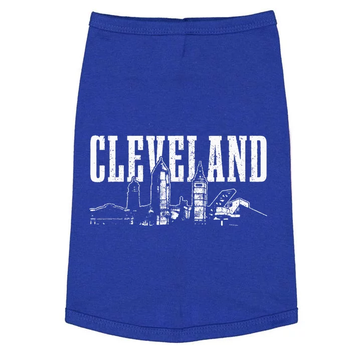 Cleveland Ohio Skyline Pride Vintage Cleveland Doggie Tank