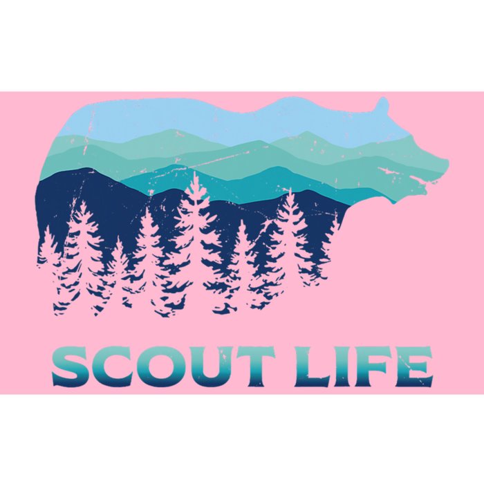 Camping Outdoor Scouting Hiking Scout Life Bumper Sticker