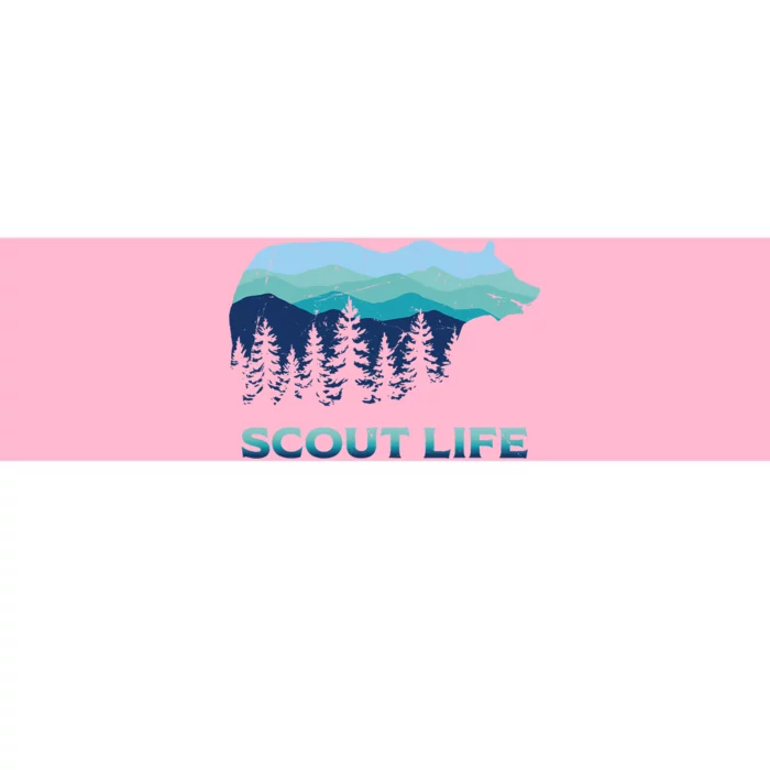 Camping Outdoor Scouting Hiking Scout Life Bumper Sticker