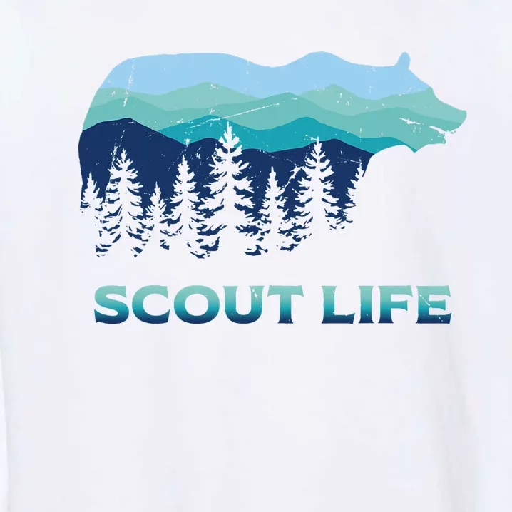 Camping Outdoor Scouting Hiking Scout Life Garment-Dyed Sweatshirt