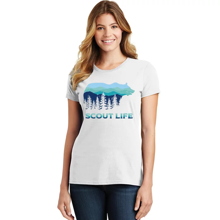 Camping Outdoor Scouting Hiking Scout Life Women's T-Shirt