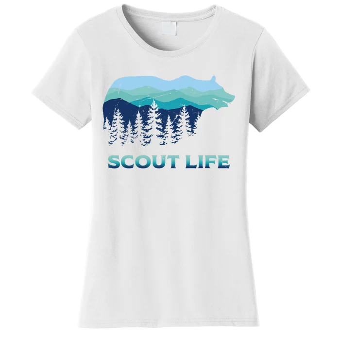 Camping Outdoor Scouting Hiking Scout Life Women's T-Shirt