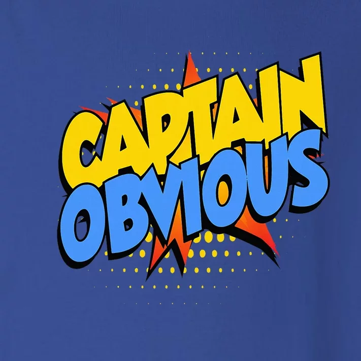 Captain Obvious Sarcastic Funny Superhero Easy Costume Toddler Long Sleeve Shirt