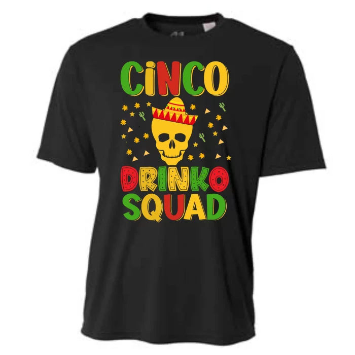 Cinco O Squad Cinco De Mayo Party Time Cool Gift Cooling Performance Crew T-Shirt