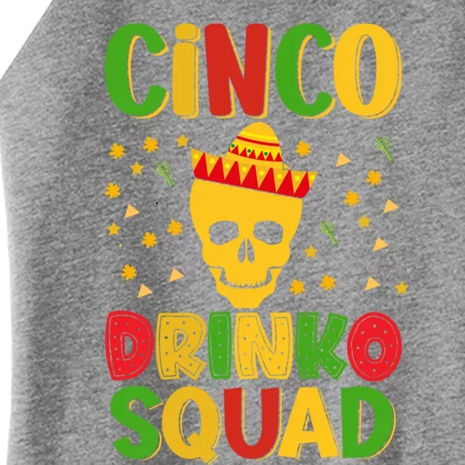 Cinco O Squad Cinco De Mayo Party Time Cool Gift Women’s Perfect Tri Rocker Tank