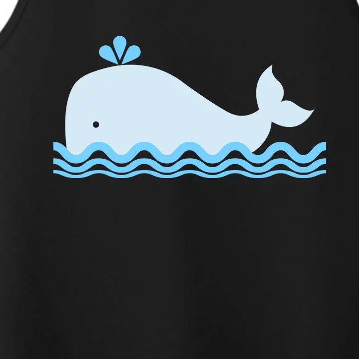 Cute Ocean Sea Life Whale Performance Tank