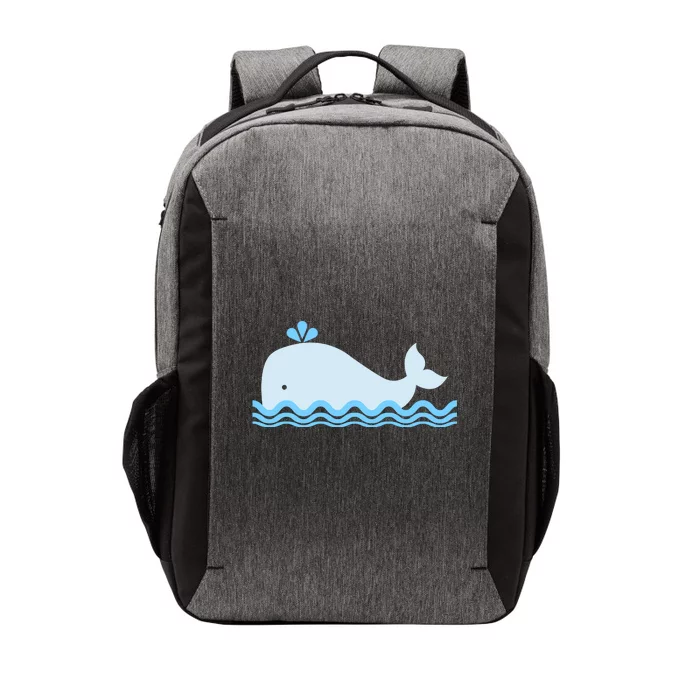 Cute Ocean Sea Life Whale Vector Backpack