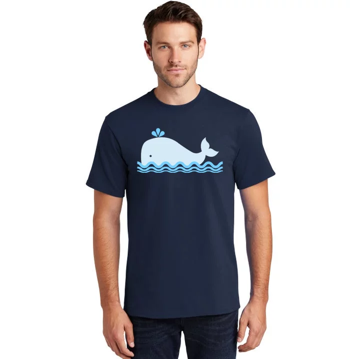 Cute Ocean Sea Life Whale Tall T-Shirt