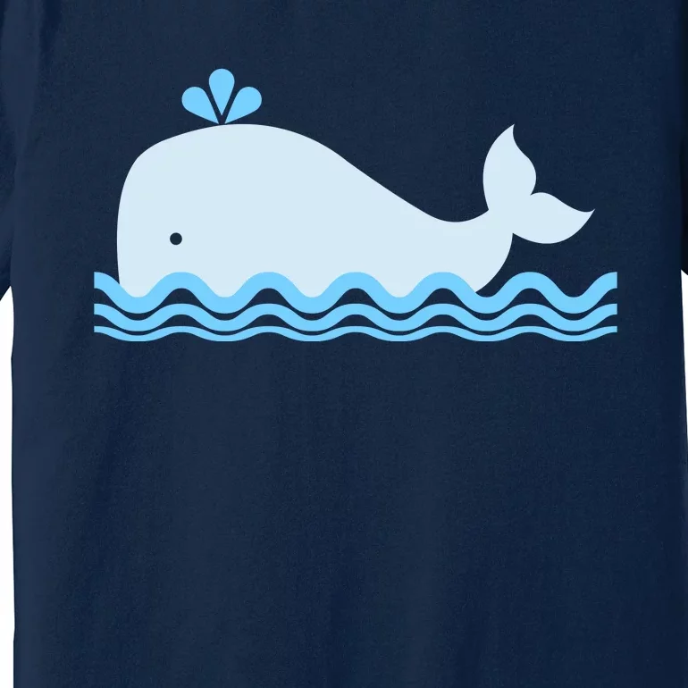 Cute Ocean Sea Life Whale Premium T-Shirt