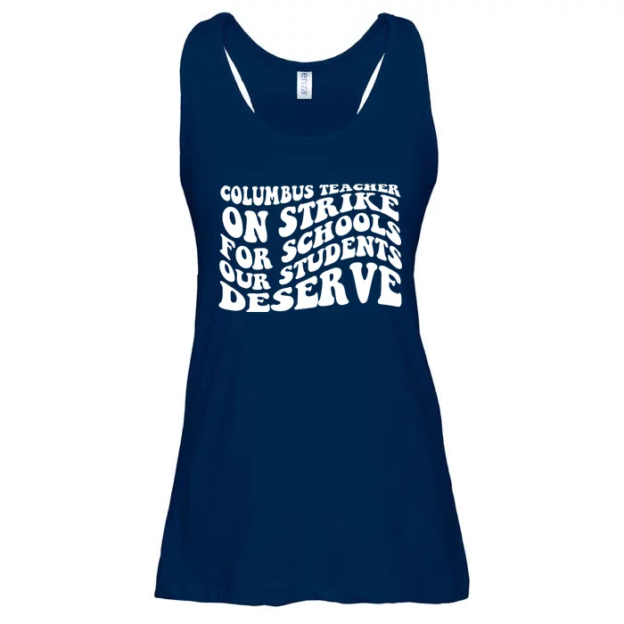 Columbus Ohio School Teachers Strike Ladies Essential Flowy Tank