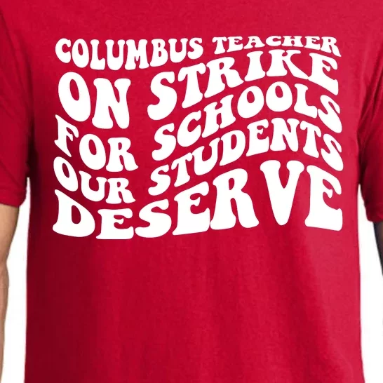 Columbus Ohio School Teachers Strike Pajama Set