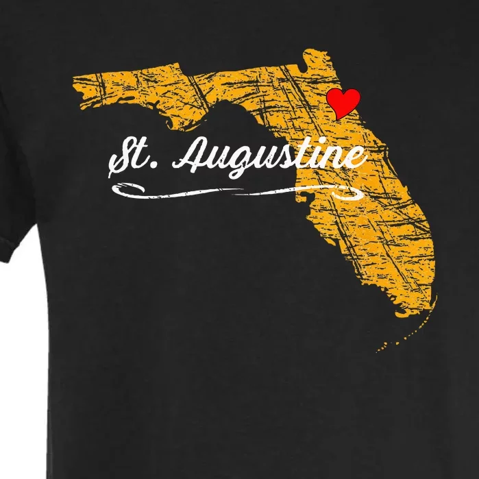 City Of St. Augustine FLORIDA Vacation Souvenir Garment-Dyed Heavyweight T-Shirt