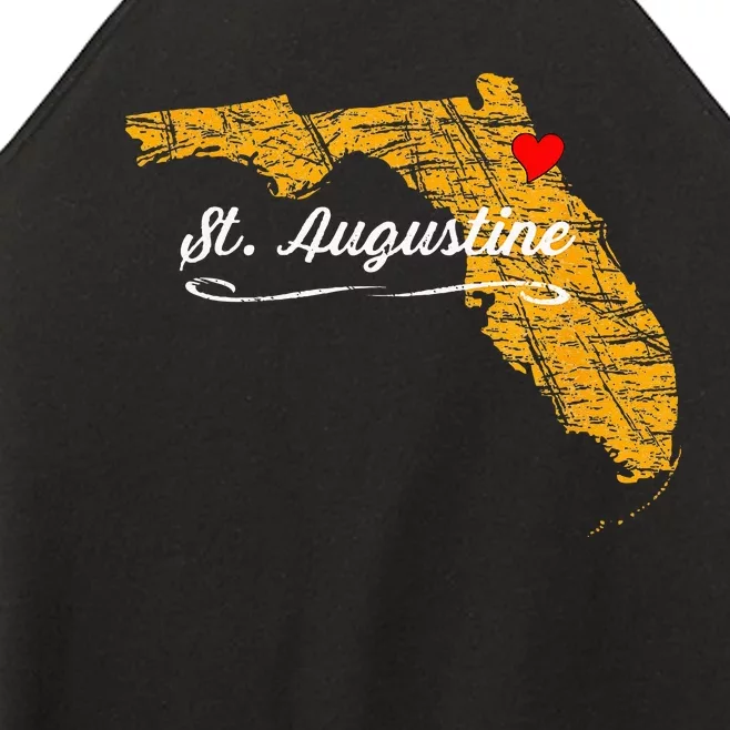 City Of St. Augustine FLORIDA Vacation Souvenir Women’s Perfect Tri Rocker Tank