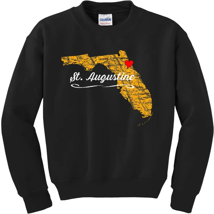 City Of St. Augustine FLORIDA Vacation Souvenir Kids Sweatshirt