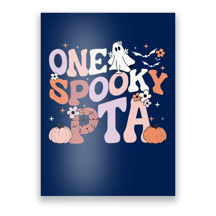 Cute One Spooky PTA Physical Therapy Assistant Halloween Poster