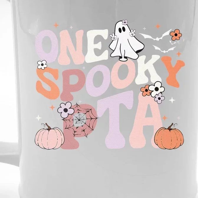 Cute One Spooky PTA Physical Therapy Assistant Halloween Front & Back Beer Stein