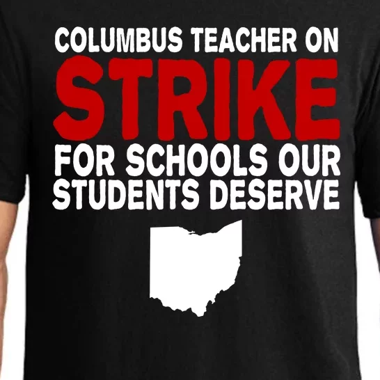 Columbus Ohio School Teachers On Strike Pajama Set