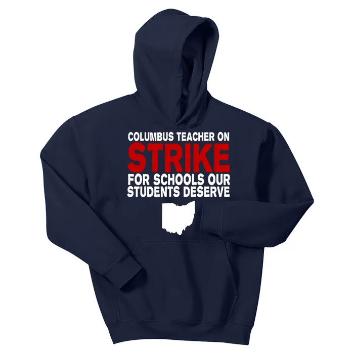 Columbus Ohio School Teachers On Strike Kids Hoodie