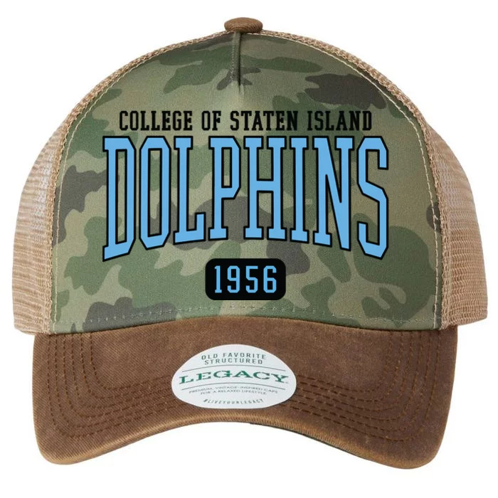 College Of Staten Island Dolphins Est. Date Legacy Tie Dye Trucker Hat