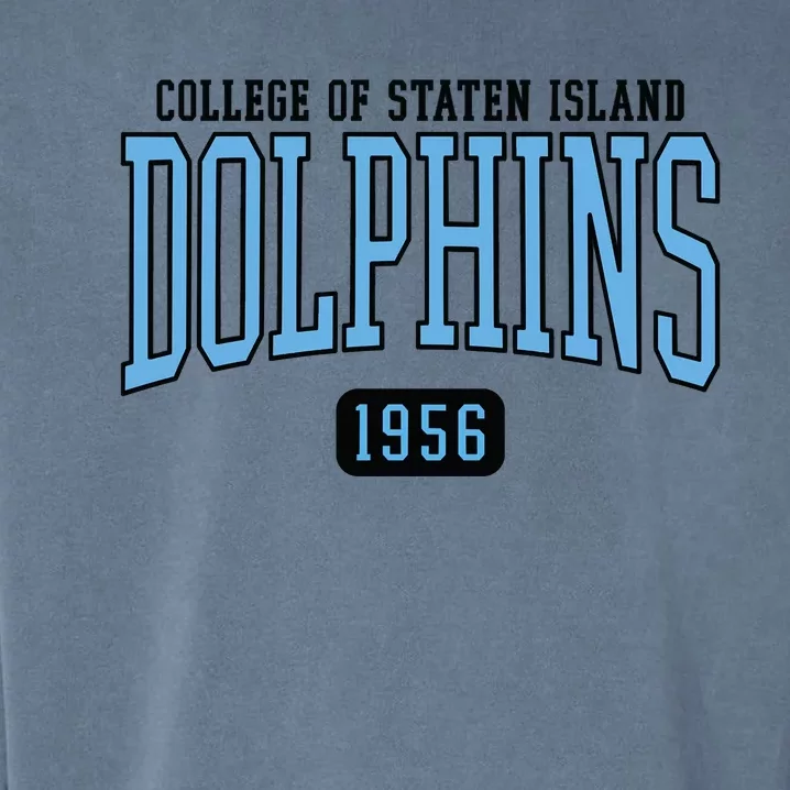 College Of Staten Island Dolphins Est. Date Garment-Dyed Sweatshirt