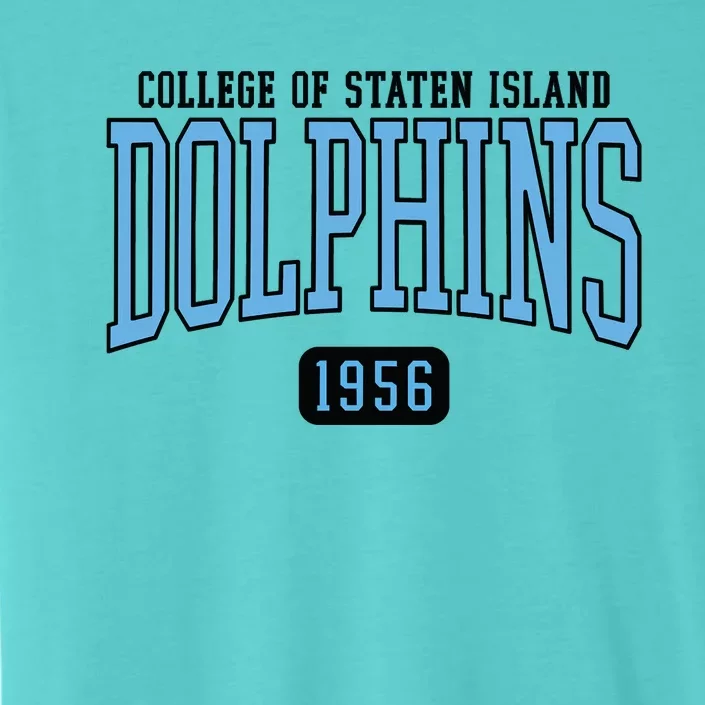 College Of Staten Island Dolphins Est. Date ChromaSoft Performance T-Shirt