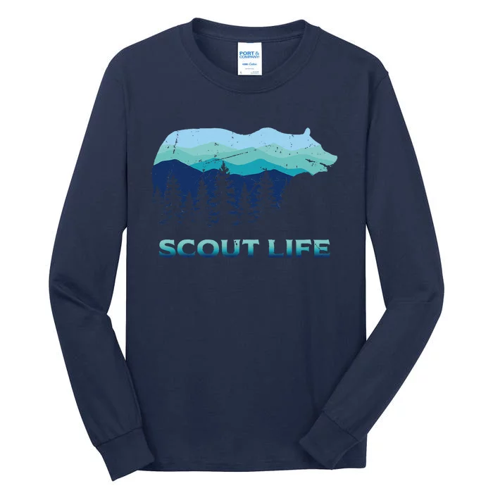 Camping Outdoor Scouting Hiking Scout Life Tall Long Sleeve T-Shirt