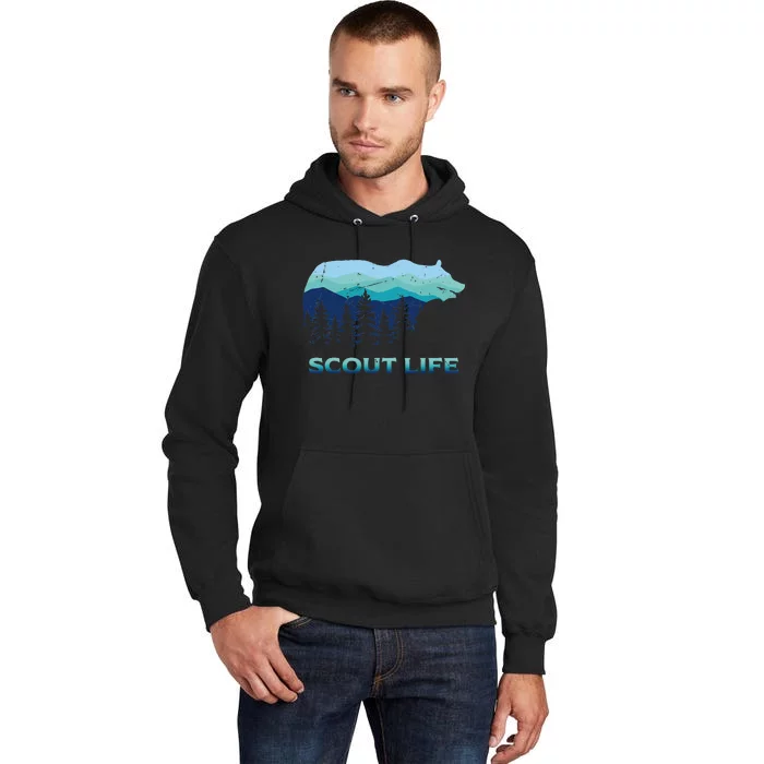 Camping Outdoor Scouting Hiking Scout Life Tall Hoodie