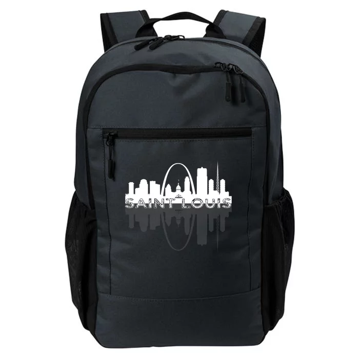 City of St Louis Missouri Skyline Art Gateway Arch Graphic Daily Commute Backpack