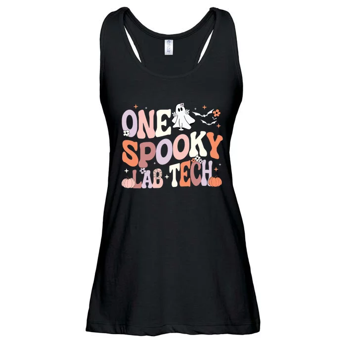 Cute One Spooky Lab Tech Laboratory Technician Halloween Ladies Essential Flowy Tank