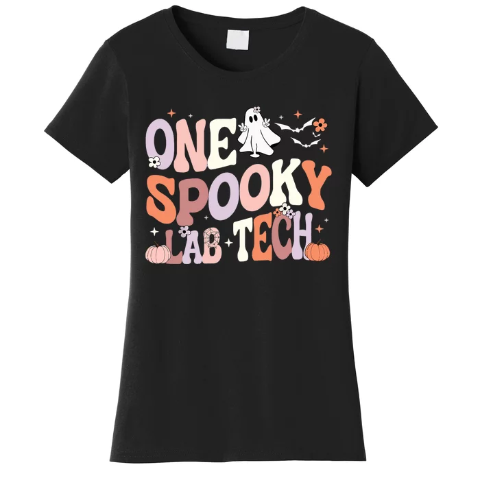 Cute One Spooky Lab Tech Laboratory Technician Halloween Women's T-Shirt