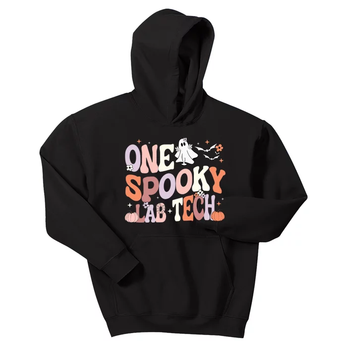 Cute One Spooky Lab Tech Laboratory Technician Halloween Kids Hoodie